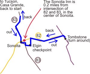 map of Sonoita