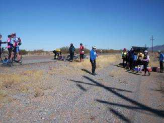 The lunch stop.