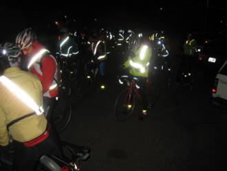 Before the start of the 300 km brevet
