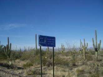Sign says, "Feeling Puny? Bicycle Team and Friends"