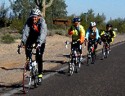 group riding on Sandario Rd